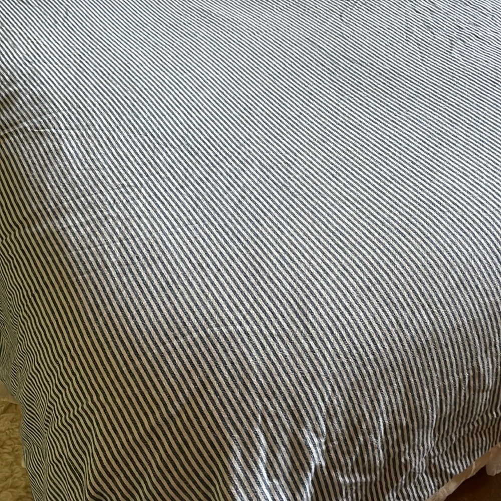 Pottery Barn king size duvet cover. 💯% cotton. 88x91 inches.